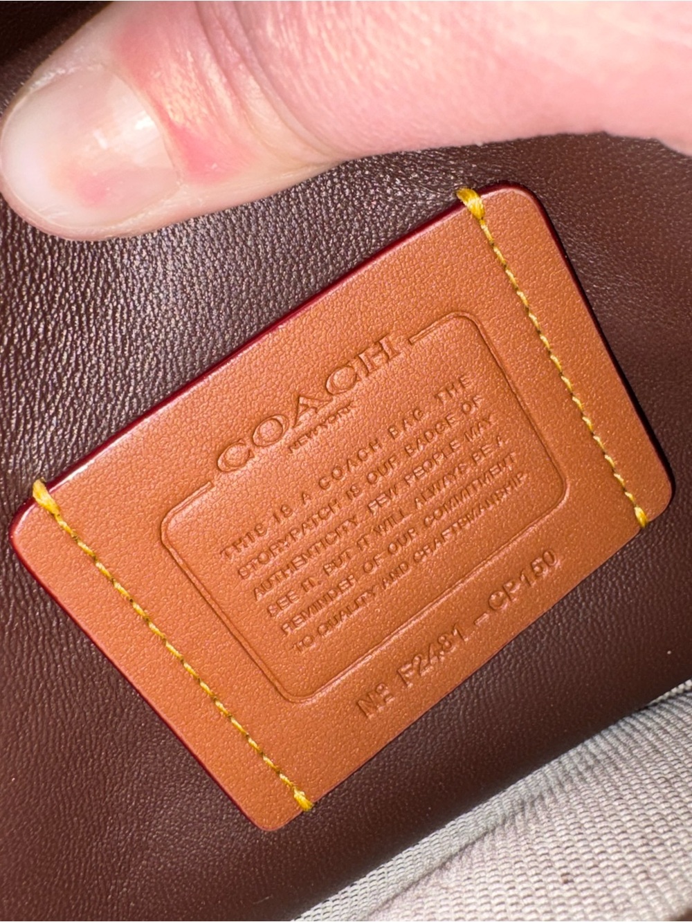 Coach Tabby Shoulder Bag 26
With Pillow Quilting in Maple - Picture 5 of 9